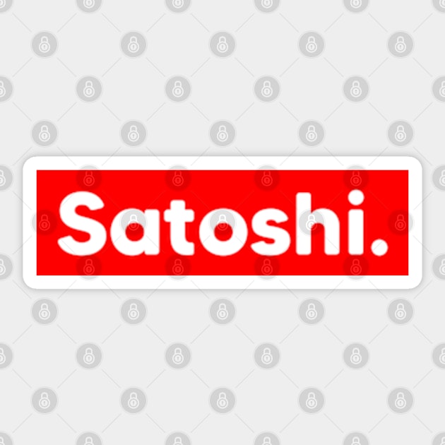 Satoshi Sticker by Emma Creation